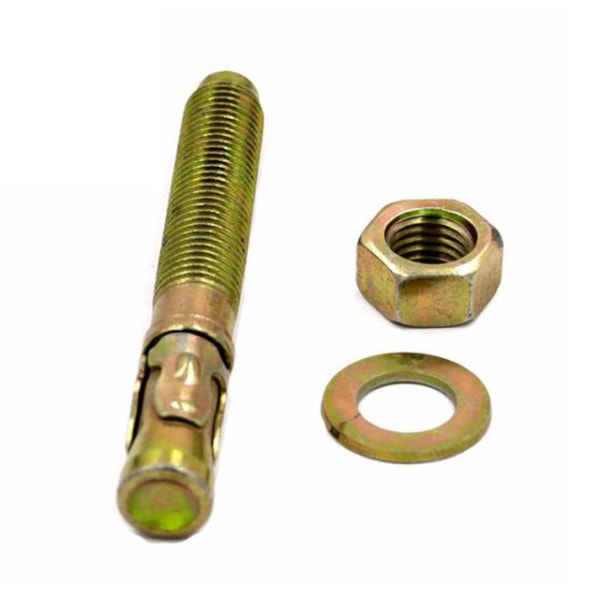 Color Yellow Zinc Plated Carbon Steel Expansion Wedge Anchor Bolts