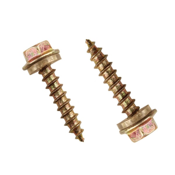 Color Yellow Zinc Plated Steel Hexagon Head Hex Self-tapping Screws