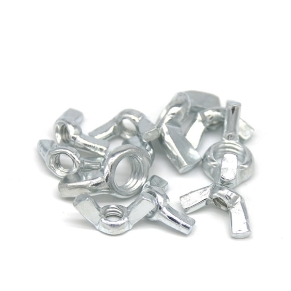 DIN315 High Strength Grade 4 8 10 12 Steel Galvanized Blue White Zinc Plated Butterfly Wing Nuts