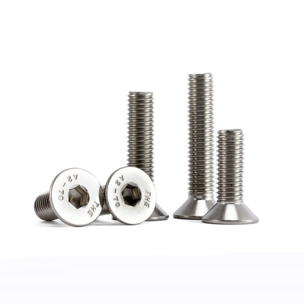 DIN7991 Stainless Steel SS201 SS304 SS316 A2-70 A4-80 CSK Flat Head Hex Socket Bolts
