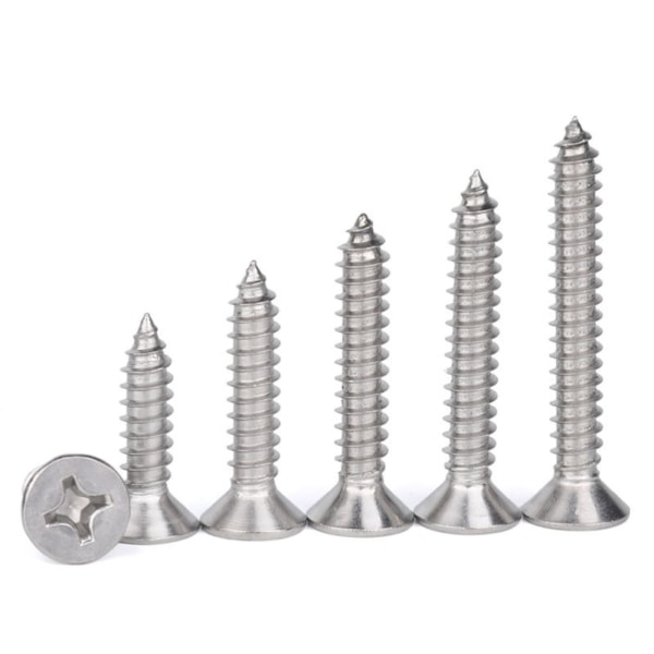 Stainless Steel Countersunk CSK Flat Head Self-tapping Screws