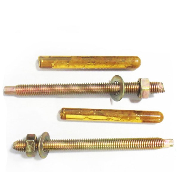 Yellow zinc plated chemical anchor bolt