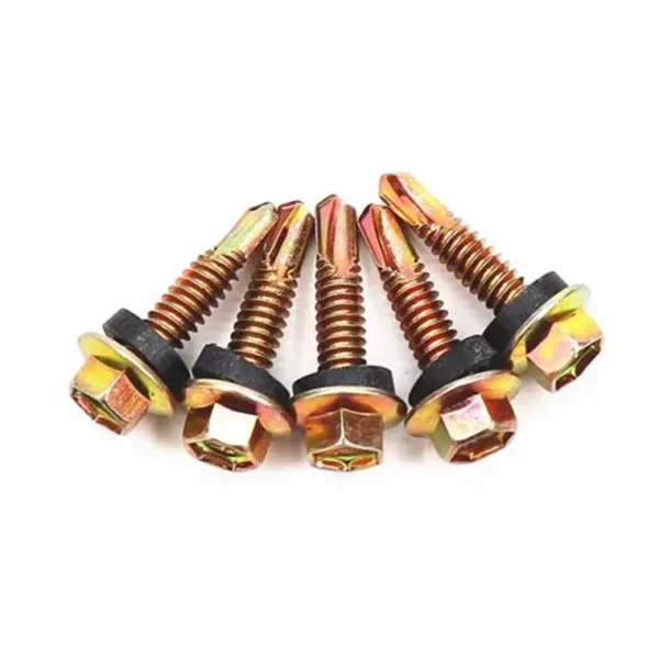 hex self drilling screws with EPDM washer